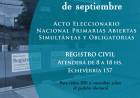 El Registro Civil estará abierto el domingo