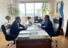 Romero mantuvo reuniones en los ministerios de Ambiente y Transporte