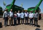 Manuel Calvo en Expo Agro junto a  Martín Llaryora