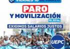 Docentes paran y movilizan este viernes en reclamo de “salarios justos”