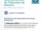Llega la Defensoria  General de Tribunales de Rafaela 