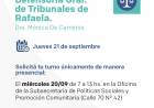 Llega la defensoria  general de  tribunales de Rafaela 