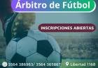 Continúa abierta la inscripción para el curso gratuito de formación de árbitros de fútbol