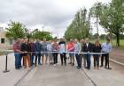 Bernarte inauguró obras de pavimentación en Bº Roque Sáenz Peña