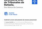Llega la Defensoria General de Tribunales de Rafaela 
