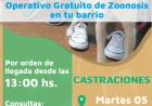 Continúa el  “Operativo de Zoonosis en tu barrio” 