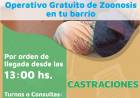 Se retoma la campaña gratuita 2024 de castraciones y vacunación antirrábica