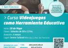 Inscriben para curso de videojuego como herramienta educativa
