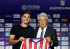 Julián Álvarez fue presentado en el Atlético de Madrid: "No me siento un superhéroe por haber conseguido el Mundial"