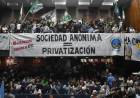 Un amplio y multitudinario acto en Luz y Fuerza rechazó el intento de privatización de EPEC