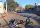 Un choque en Pasteur y Salta dejó a un motociclista con fractura y otras lesiones