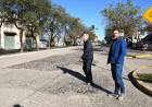 Habilitaron nuevamente el tránsito frente a la Terminal tras finalizar la reparación del adoquinado