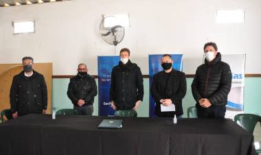 Anunciaron obra de gas para Brisas del Sur