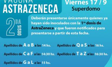 Nuevo operativo de vacunación