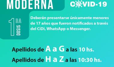 Vacunación  a menores