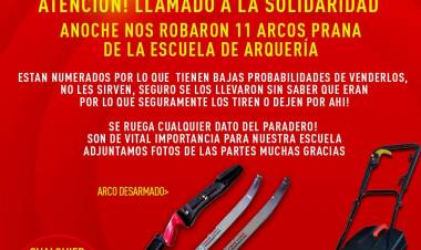 Robo en Escuela de Arqueria