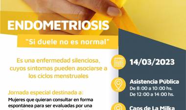 Martes 14: Segunda Jornada Especial sobre Endometriosis