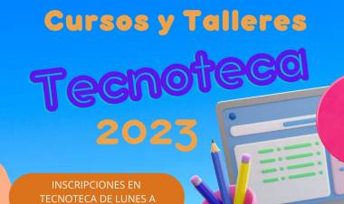 Inscripciones abiertas para los Cursos y Talleres en Tecnoteca