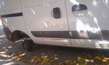 Amaneció sin la rueda
