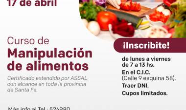 ATENCIÓN, CARNET DE MANIPULACIÓN DE ALIMENTOS 
