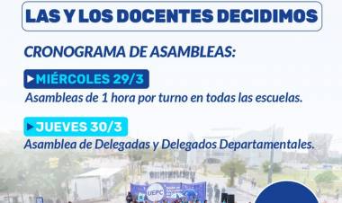 Segunda jornada de acción: la Uepc exige una "propuesta superadora"