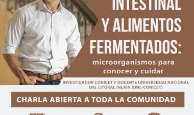Charla abierta y gratuita sobre Microbiota intestinal y Alimentos fermentados