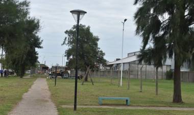 Mantenimiento del espacio verde sobre Avenida Sastre 