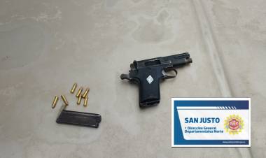  SECUESTRO DE ARMA DE FUEGO