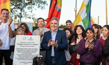 La Municipalidad inauguró este jueves el Parque "Pueblo La Toma"