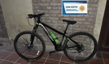  RECUPERO DE BICICLETA SUSTRAÍDA