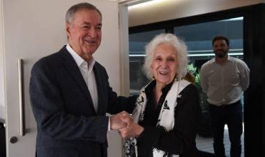 Schiaretti recibió a Estela de Carlotto