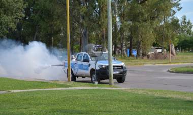 Dengue: Se realizó el primer bloqueo con personal y equipamiento de nuestra ciudad