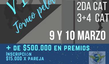 Se viene la 6ta edición del torneo de pelota paleta