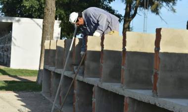 El municipio comenzó la construcción  de 37 nuevos  nichos en el cementerio local