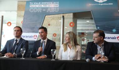 Conectividad aérea, Córdoba recupera su vuelo directo a Asunción