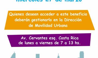 Boleto Educativo Gratuito: se extiende el período de requerimiento para su uso en la ciudad