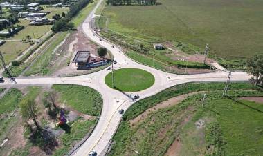 San Francisco: Fabián López recorrió la nueva intersección de las rutas 19 y 158
