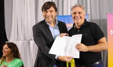 En San Carlos Minas, Llaryora anunció inversiones de la Provincia por más de $200 millones