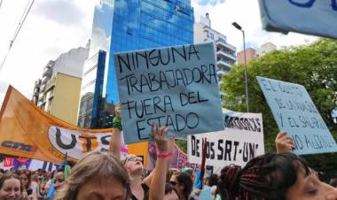 ATE anunció un paro general en todo el país contra los despidos: "Se está destruyendo el Estado de la gente"