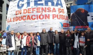 Ctera convocó a un paro docente para este jueves, en rechazo a la eliminación del Fonid