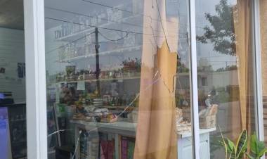 Detenido por ocasionar daño a un comercio de la ciudad