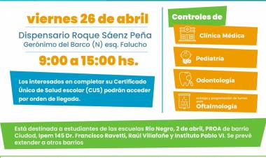 SALUD: Campaña “Ponete al día con el CUS 