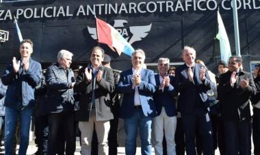 Río Cuarto: Llaryora inauguró la sede de la Fuerza Policial Antinarcotráfico