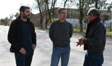 Bernarte habilitó la pavimentación en Av. Libertador Sur