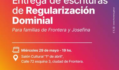 Entrega de escrituras | Regulación Dominial