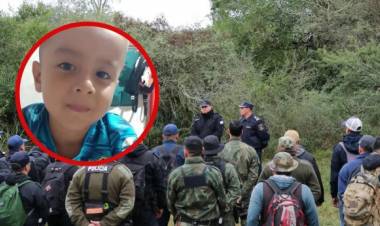 Desaparición de Loan: harán la reconstrucción del hecho en los montes