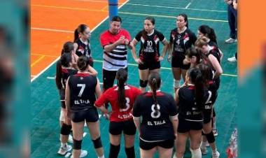 El Tala, subcampeón provincial en la Liga de Desarrollo Sub 18 de vóley