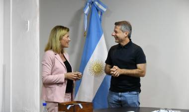 Bernarte recibió a la cónsul general de Italia en Córdoba