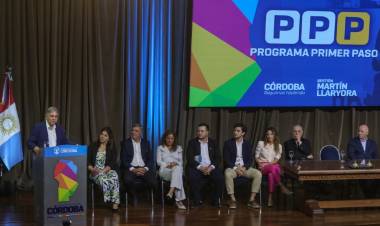 Llaryora lanzó una nueva edición del Programa Primer Paso