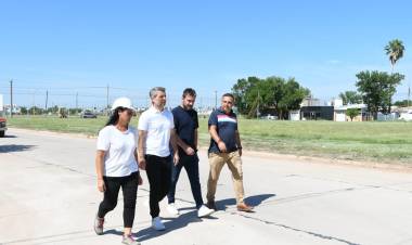 Bernarte habilitó la pavimentación de más calles en el noroeste de la ciudad